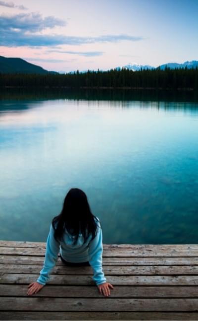 sitting by still waters